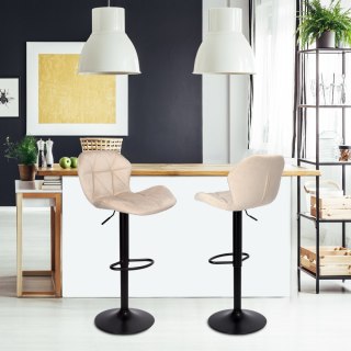 HOKER BAROWY GORDON BLACK BEZOWY VELVET