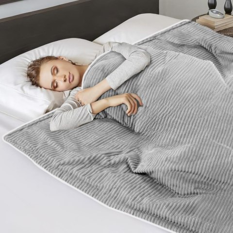 KOC ELEKTRYCZNY 160X180 CM ANGER SZARY