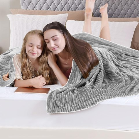 KOC ELEKTRYCZNY 160X180 CM ANGER SZARY