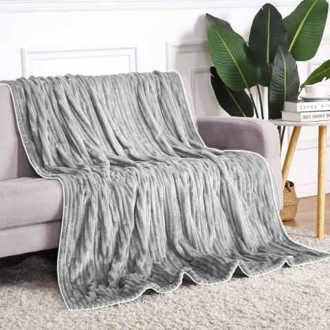 KOC ELEKTRYCZNY 160X180 CM ANGER SZARY