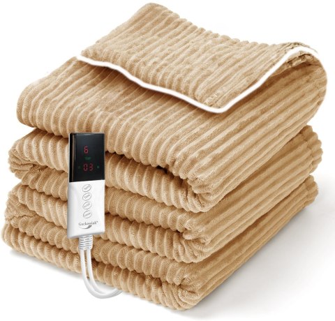 KOC ELEKTRYCZNY HAMAR BEŻOWY 160X130 CM