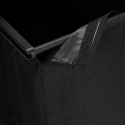 KOSZ NA PRANIE BAMBUSOWY HANOI BLACK CZARNY