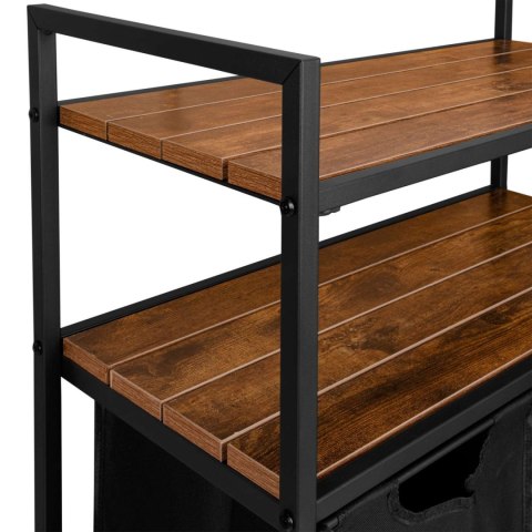 KOSZ NA PRANIE Z PÓŁKAMI 2 KOMORY MIRUN