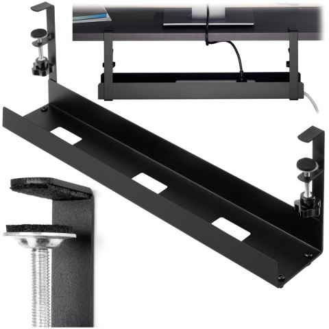 MASKOWNICA ORGANIZER KABLI PÓŁKA NA KABLE POD BIURKO BELEM