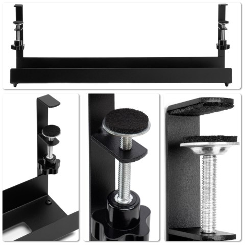 MASKOWNICA ORGANIZER KABLI PÓŁKA NA KABLE POD BIURKO BELEM