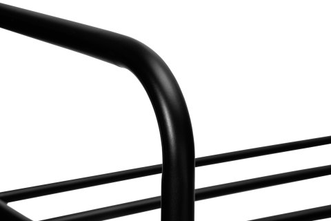 METALOWA PÓŁKA NA BUTY NORI CZARNA 2 POZIOMY