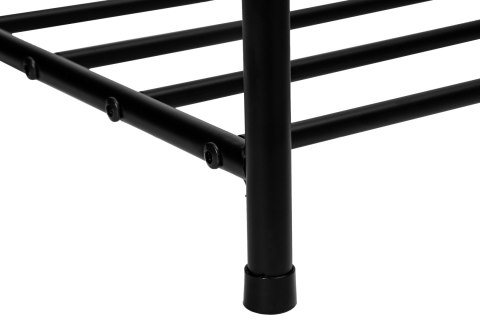 METALOWA PÓŁKA NA BUTY NORI CZARNA 2 POZIOMY