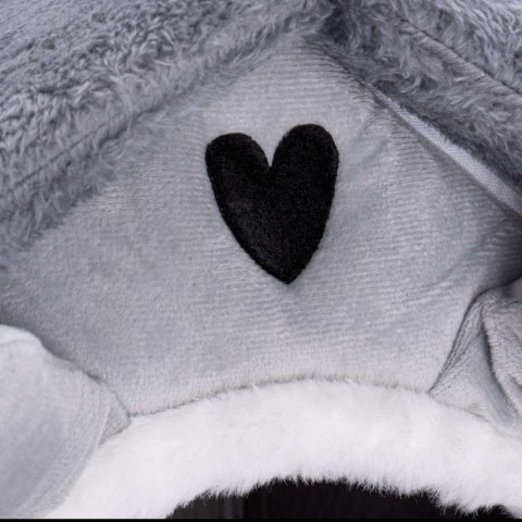 PLUSZOWY DOMEK DLA KOTA JASPER SZARY