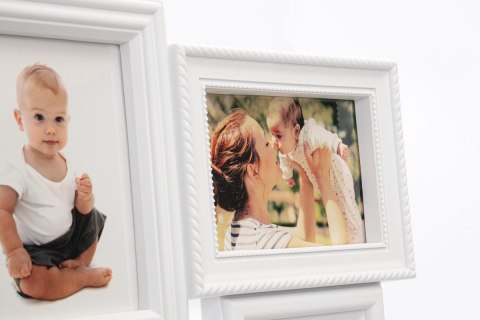 RAMKA NA ZDJĘCIA BAFRA 6 ZDJĘĆ BIAŁA