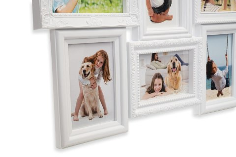 RAMKA NA ZDJĘCIA BAFRA 6 ZDJĘĆ BIAŁA