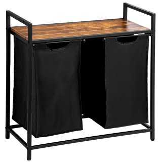 REGAŁ KOSZ NA PRANIE ARTUS PODWÓJNY 2 KOMORY