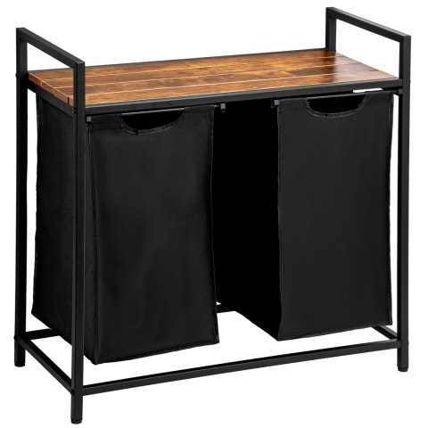 REGAŁ KOSZ NA PRANIE ARTUS PODWÓJNY 2 KOMORY