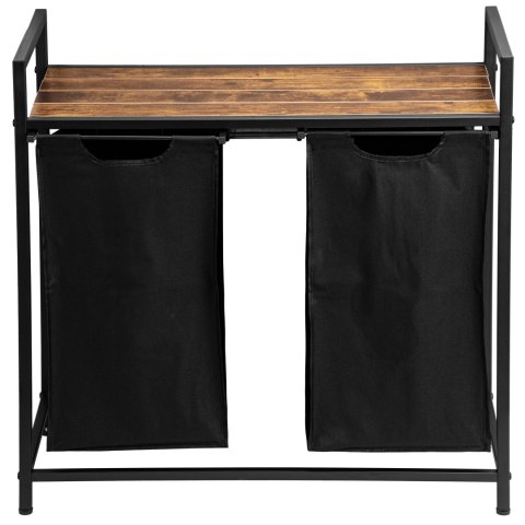 REGAŁ KOSZ NA PRANIE ARTUS PODWÓJNY 2 KOMORY