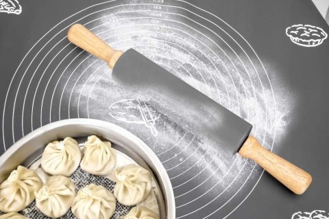 STOLNICA SILIKONOWA SELMA GRAFITOWA 70X50 CM