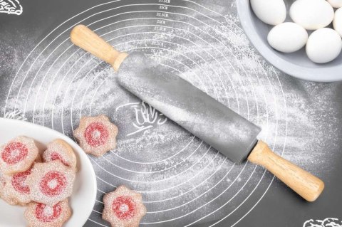 STOLNICA SILIKONOWA SELMA GRAFITOWA 70X50 CM