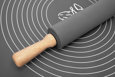 STOLNICA SILIKONOWA SELMA GRAFITOWA 70X50 CM