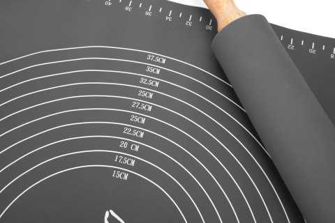 STOLNICA SILIKONOWA SELMA GRAFITOWA 70X50 CM