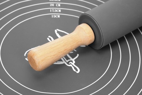 STOLNICA SILIKONOWA SELMA GRAFITOWA 70X50 CM