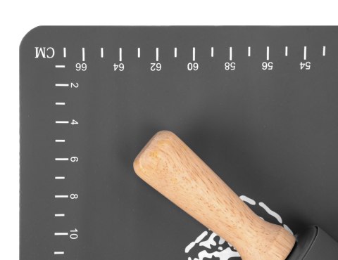 STOLNICA SILIKONOWA SELMA GRAFITOWA 70X50 CM