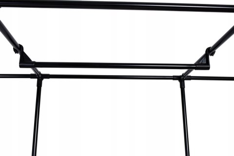 SZAFA TEKSTYLNA Z 10 PÓŁKAMI MIRA MAXI ANTRACYT