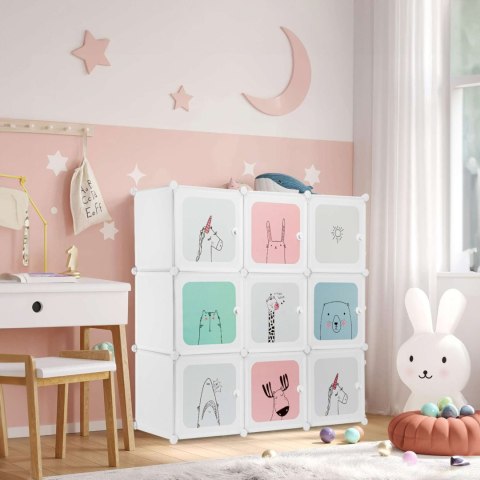 SZAFKA MODUŁOWA REGAŁ ESLA DZIECIĘCY 9 PÓŁEK