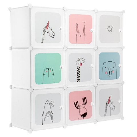 SZAFKA MODUŁOWA REGAŁ ESLA DZIECIĘCY 9 PÓŁEK