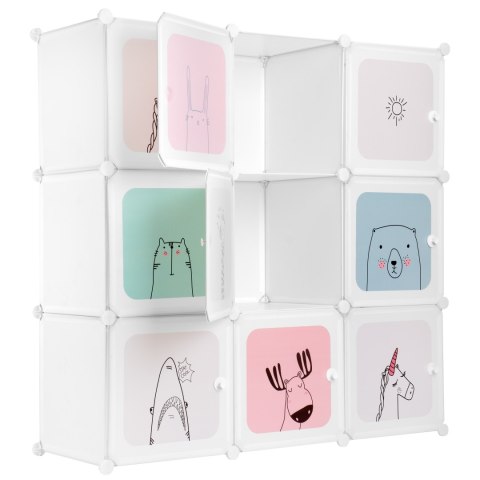 SZAFKA MODUŁOWA REGAŁ ESLA DZIECIĘCY 9 PÓŁEK