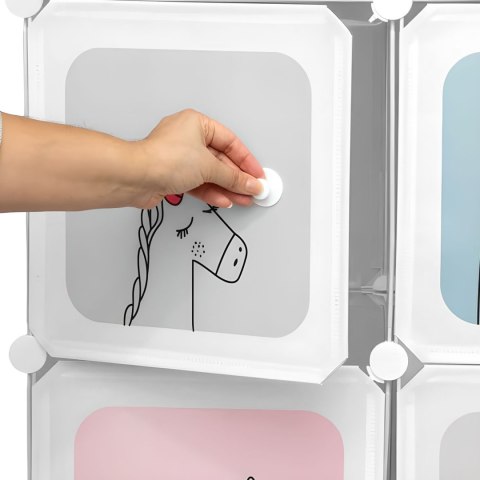 SZAFKA MODUŁOWA REGAŁ ESLA DZIECIĘCY 9 PÓŁEK