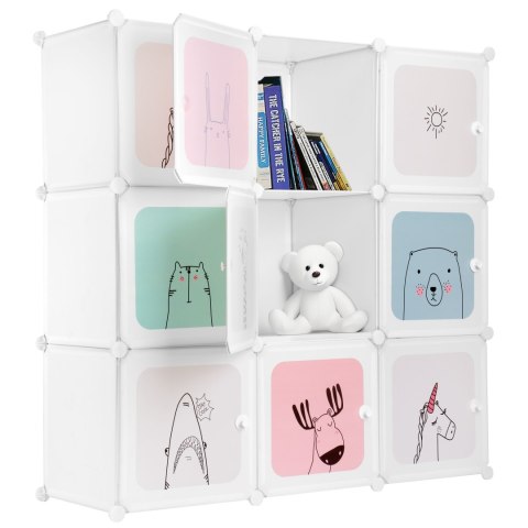 SZAFKA MODUŁOWA REGAŁ ESLA DZIECIĘCY 9 PÓŁEK