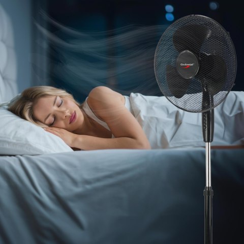 WENTYLATOR PODŁOGOWY STOJĄCY KOUD CZARNY