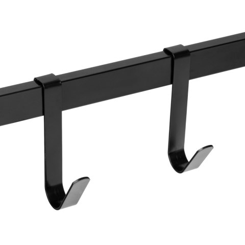 WIESZAK ŚCIENNY Z PÓŁKĄ JASNY BUK AZUL CZARNY