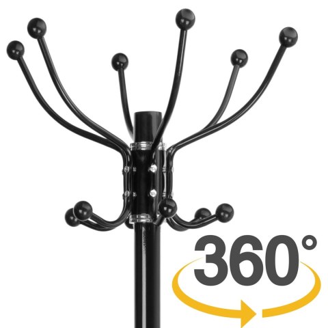 WIESZAK STOJĄCY AREN CZARNY