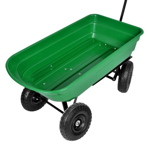 WÓZEK TRANSPORTOWY WYWROTKA GARTEN ZIELONY