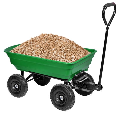 WÓZEK TRANSPORTOWY WYWROTKA GARTEN ZIELONY