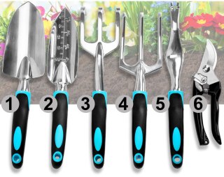 ZESTAW 6 NARZĘDZI OGODNICZYCH ALBEN