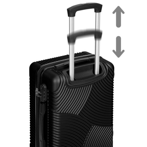 ZESTAW WALIZEK PODRÓŻNYCH AZORES CZARNY 4W1