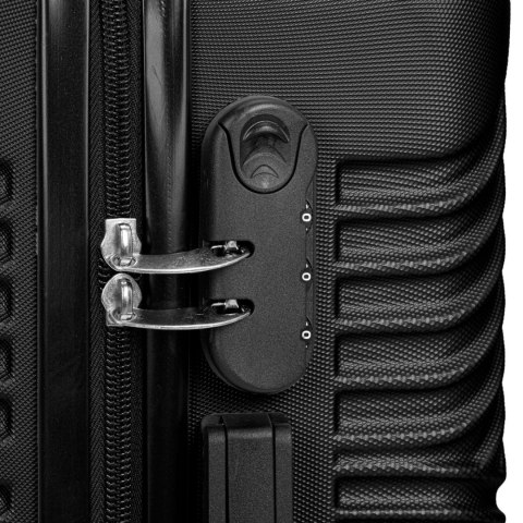 ZESTAW WALIZEK PODRÓŻNYCH AZORES CZARNY 4W1