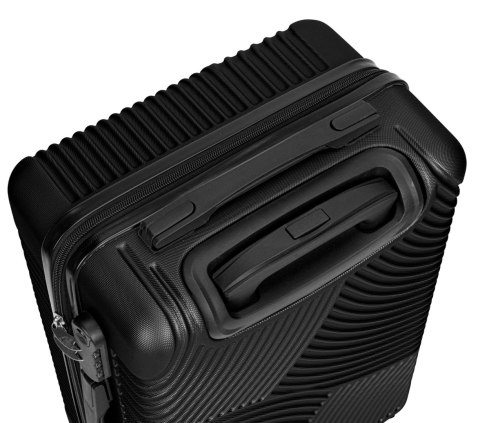 ZESTAW WALIZEK PODRÓŻNYCH AZORES CZARNY 4W1