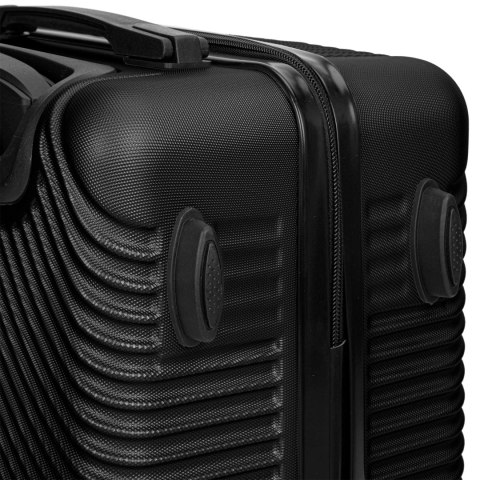 ZESTAW WALIZEK PODRÓŻNYCH AZORES CZARNY 4W1