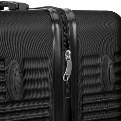 ZESTAW WALIZEK PODRÓŻNYCH AZORES CZARNY 4W1