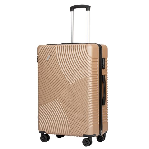 ZESTAW WALIZEK PODRÓŻNYCH AZORES ZŁOTY 4W1