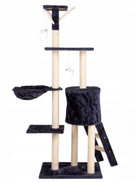Drapak dla kota domek drzewo legowisko 138 cm XL szary Petsi