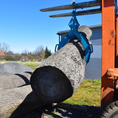 Szczypce do transportu kłód 720 mm udźwig 1500 kg stal wytrzymałe Szczypce do transportu kłód 720 mm udźwig 1500 kg stal wytrzymałe