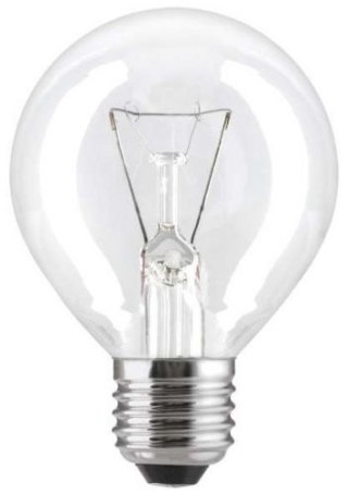 ŻARÓWKA WSTRZĄSOODPORNA PRZEŹROCZYSTA KULKA 40W E-27