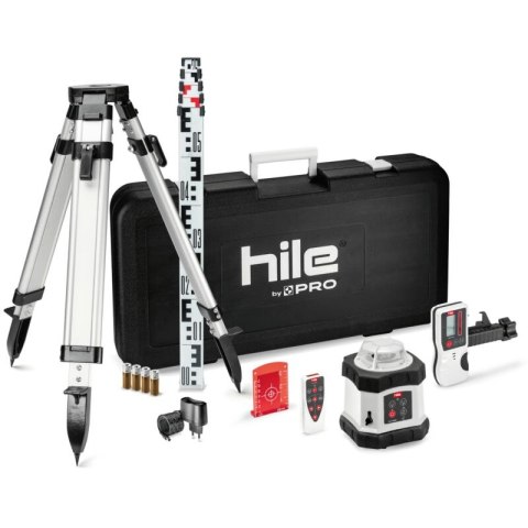 NIWELATOR LASEROWY ROTACYJNY HILE D400 + STATYW + ŁATA NIWELATOR LASEROWY ROTACYJNY HILE D400 + STATYW + ŁATA