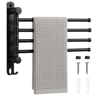 WIESZAK na ręczniki CETRI czarny