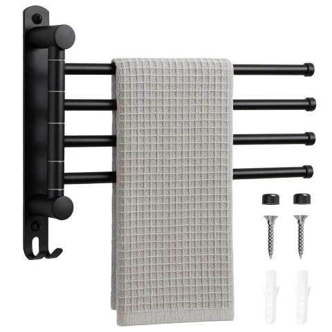 WIESZAK na ręczniki CETRI czarny