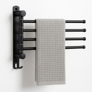 WIESZAK na ręczniki CETRI czarny