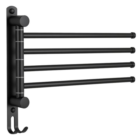 WIESZAK na ręczniki CETRI czarny