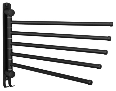 Wieszak łazienkowy na ręczniki ONTI czarny